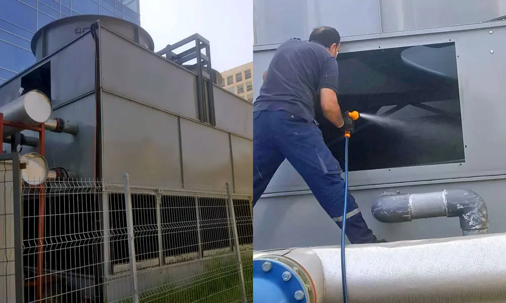 Professional Cooling Tower Cleaning at Regnum Sky Tower Ankara