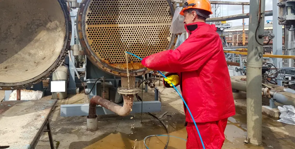 Tube Type Heat Exchanger Cleaning
